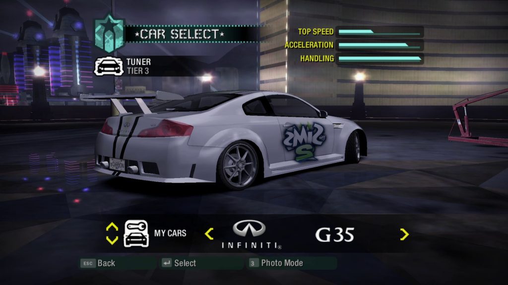 Need for Speed Carbon PC 100% Savegame File (Unlocked All Cars)
