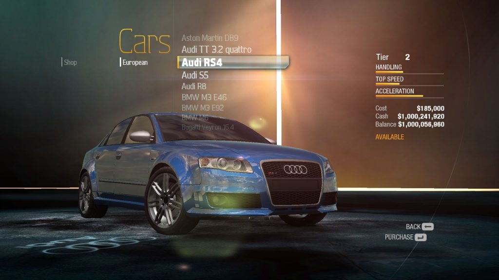 Need for Speed undercover PC 100% Savegame - after putting 100%savefile - Money About 1000000000$ 