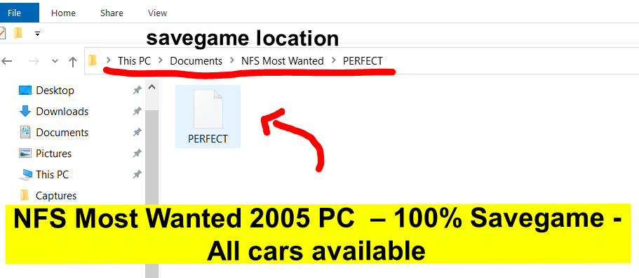 Nfs Most Wanted 2005 Pc – 100% Savegame -All Cars Unlocked