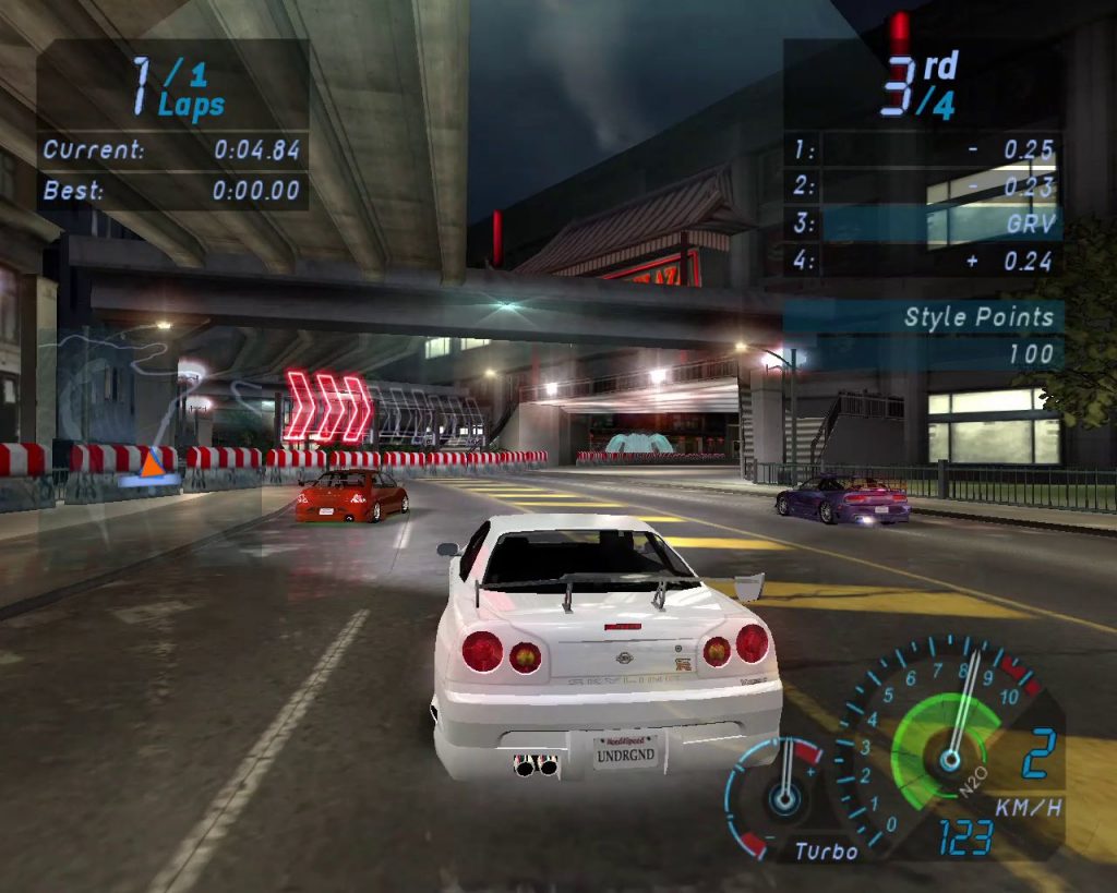 Need for Speed underground PC 100% Savegame - Gameplay image 1- after putting 100%savefile