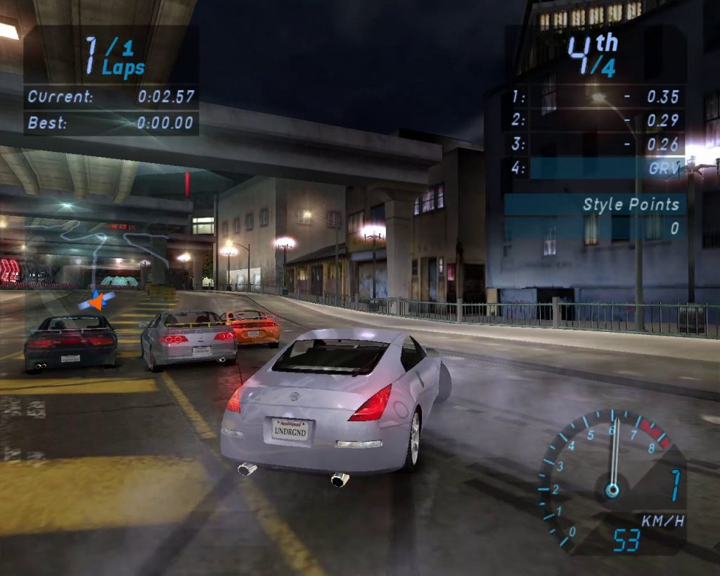 Need for Speed underground PC 100% Savegame - Gameplay image 2- after putting 100%savefile