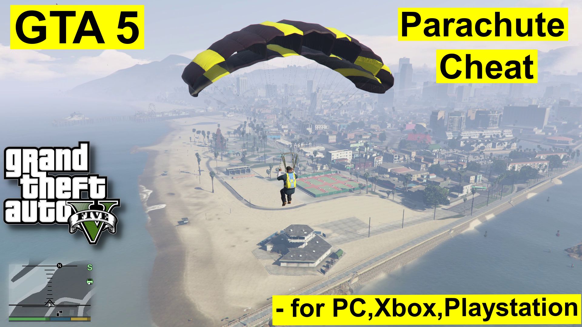 Ongeschikt Ounce stoomboot GTA 5 Parachute Cheat - for PC,Xbox,Playstation