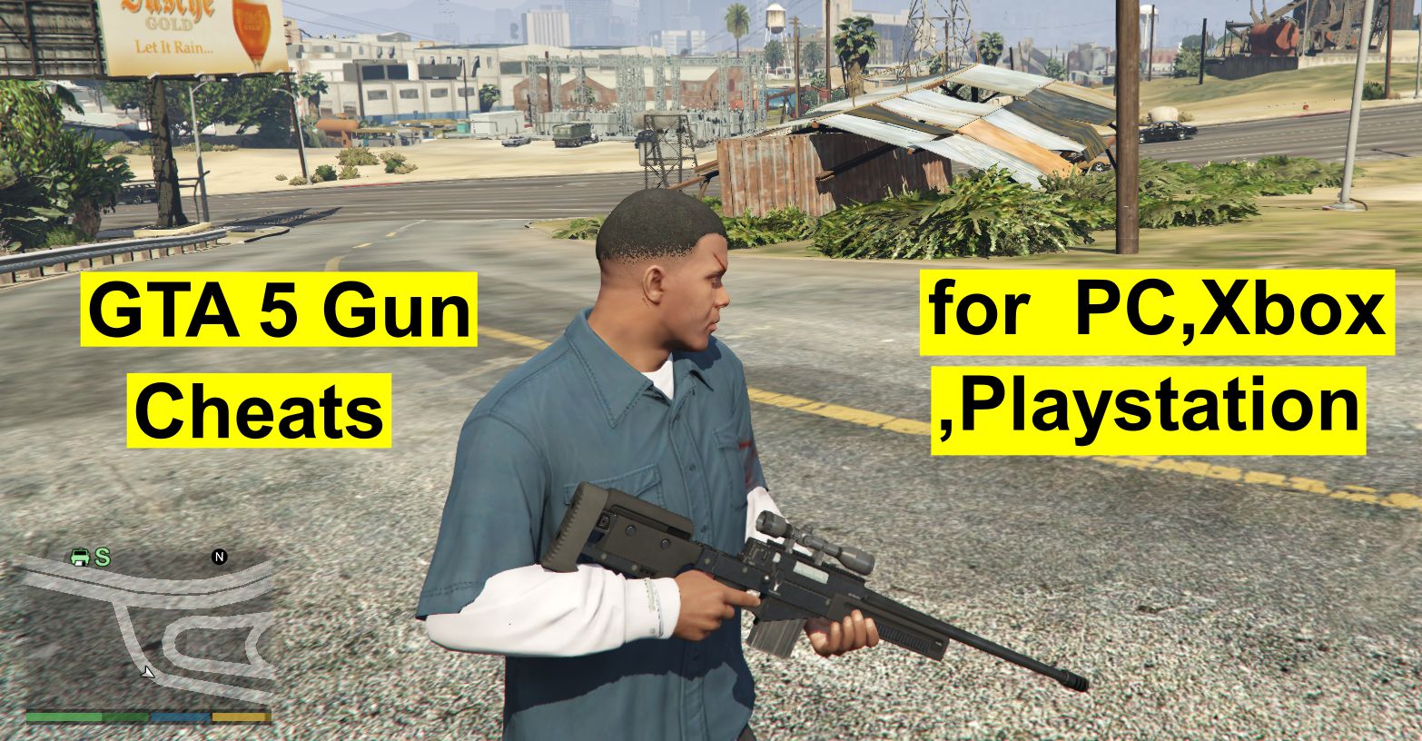 GTA 5 gun cheats for - PC,Xbox,Playstation