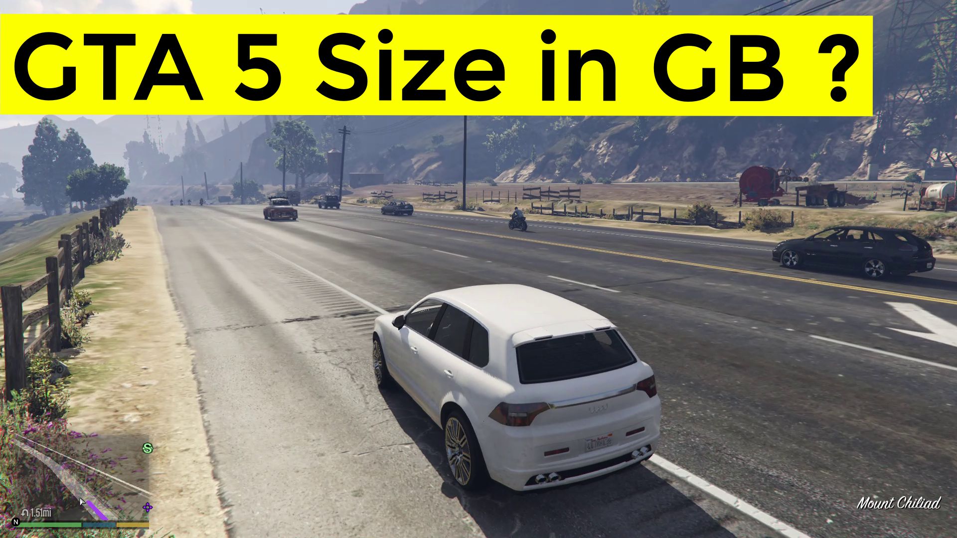 GTA 5 size in GB