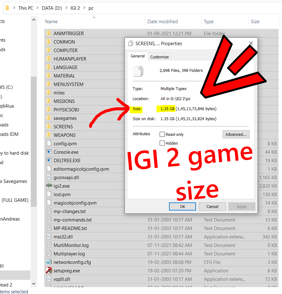 IGI 2 game size
