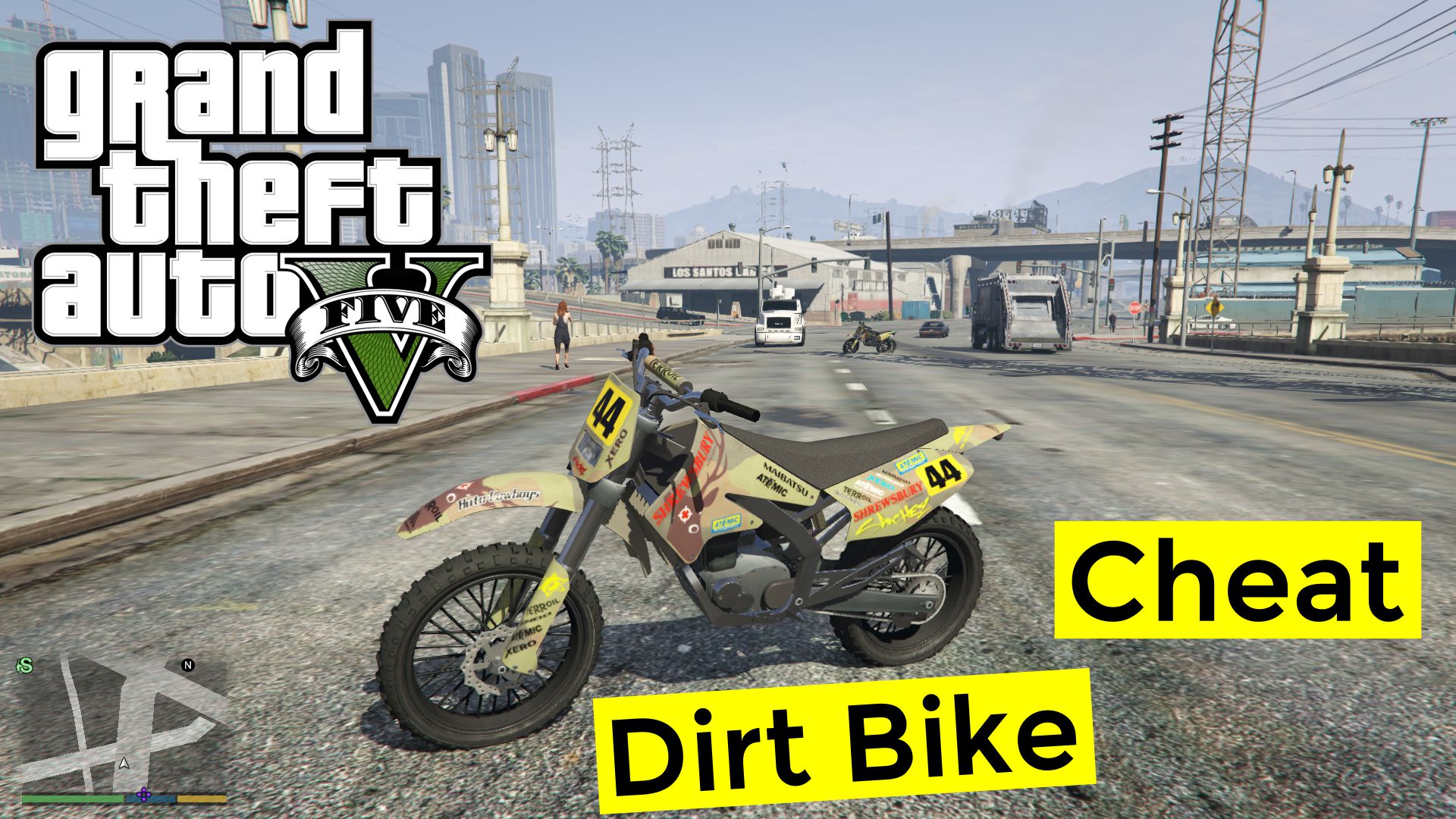 cheat for dirt bike in GTA 5 PC, Xbox, Playstation