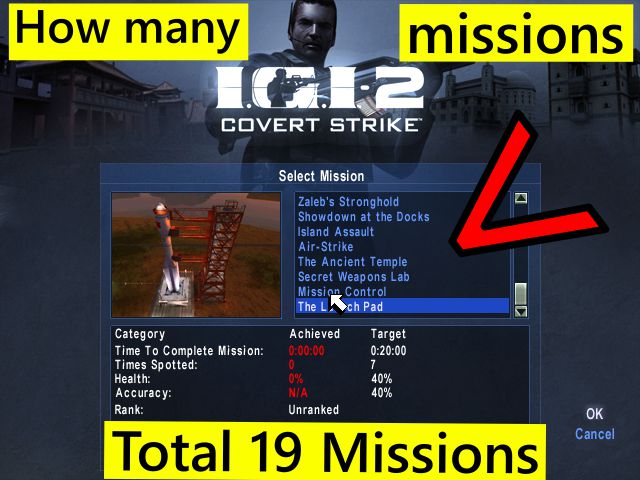 how many missions are there in igi 2