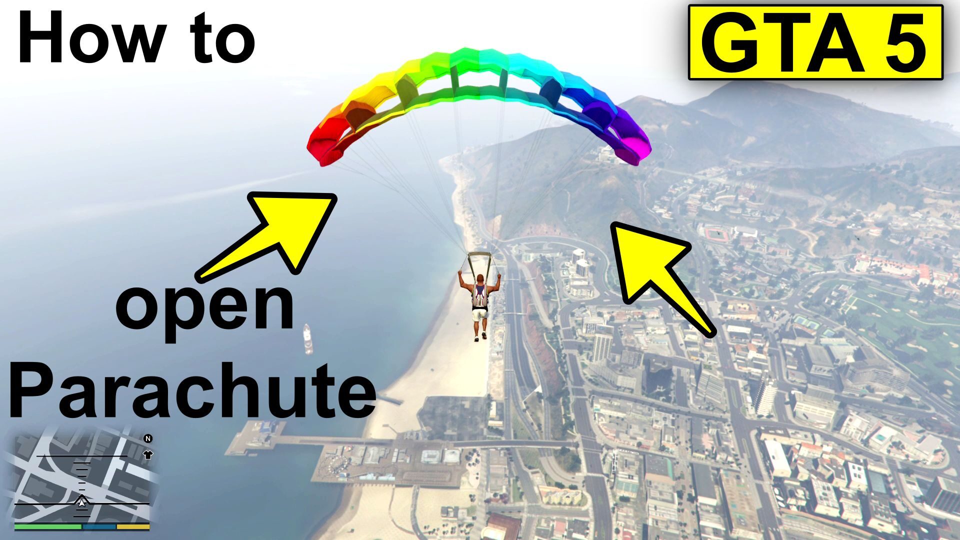 How to open Parachute in GTA 5 - by Which Button