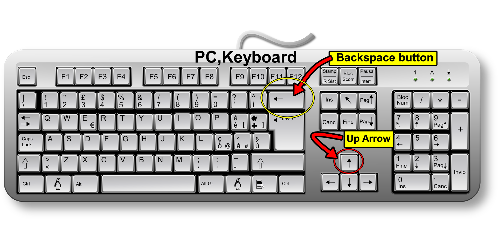 Keyboard button