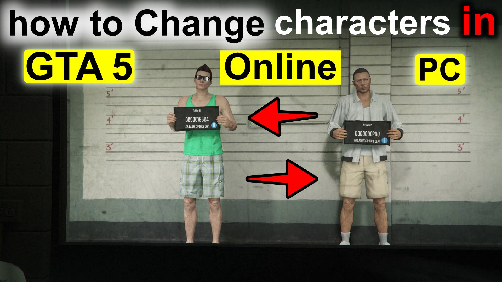 how to change characters in GTA 5 online PC