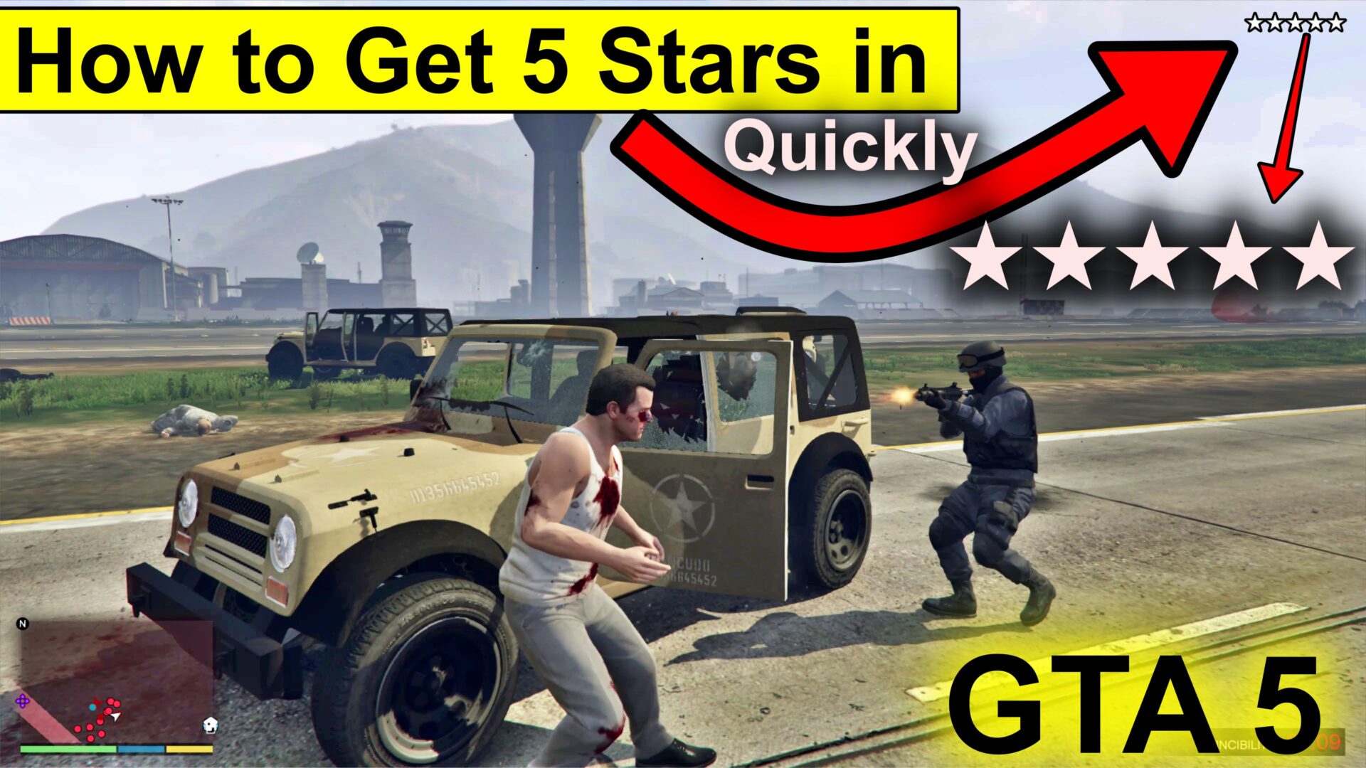 get 5 stars in GTA 5 More quickly