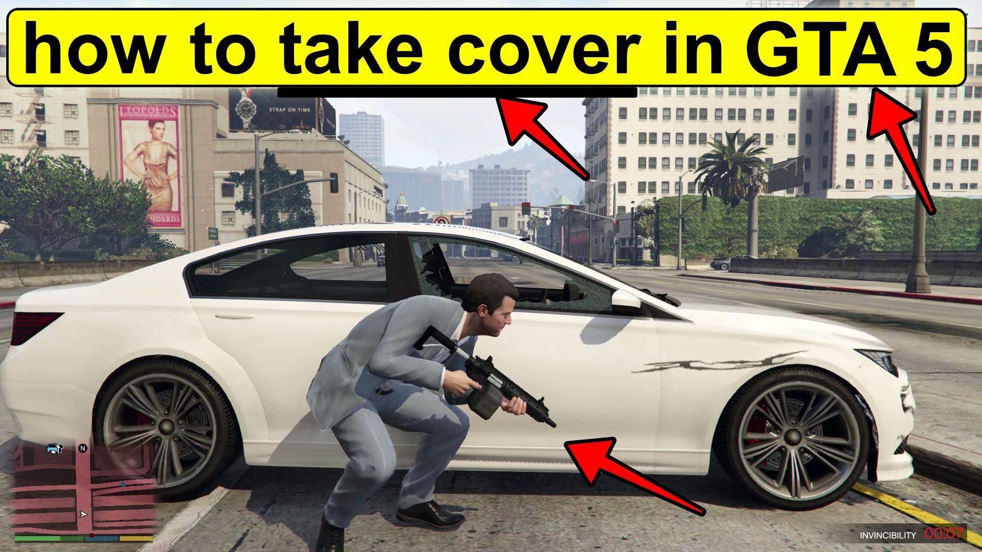 how to take cover in GTA 5