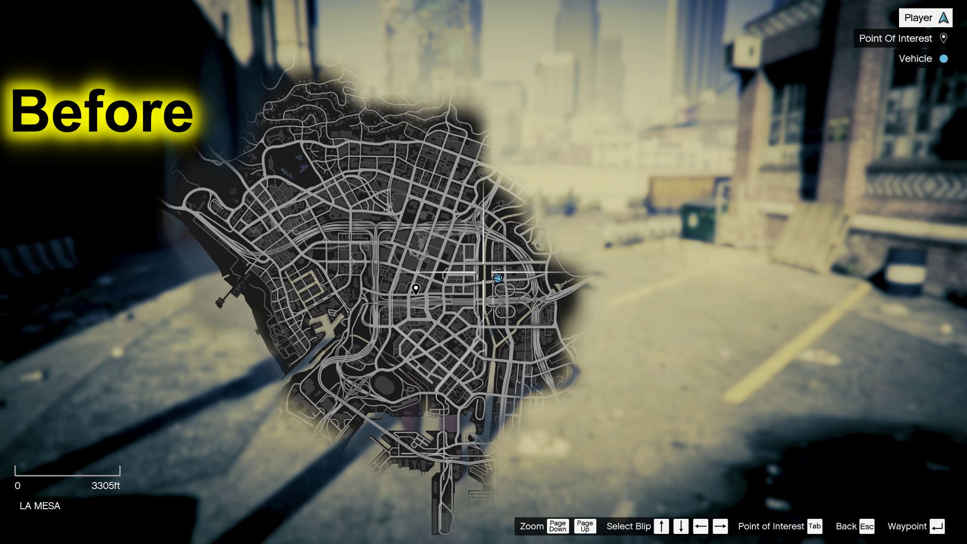 Before - GTA 5 map unlock