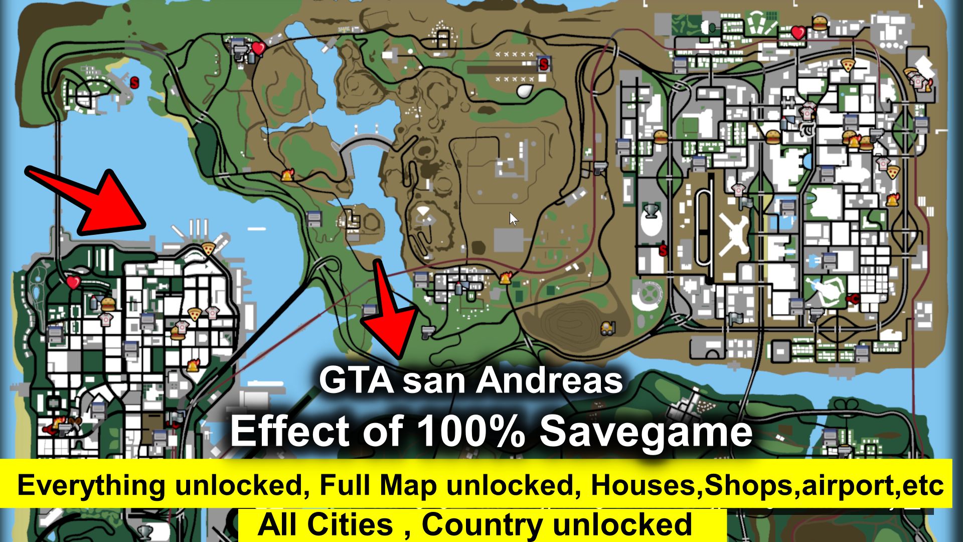 Effect After putting 100% save game of GTA san Andreas Definitive edition