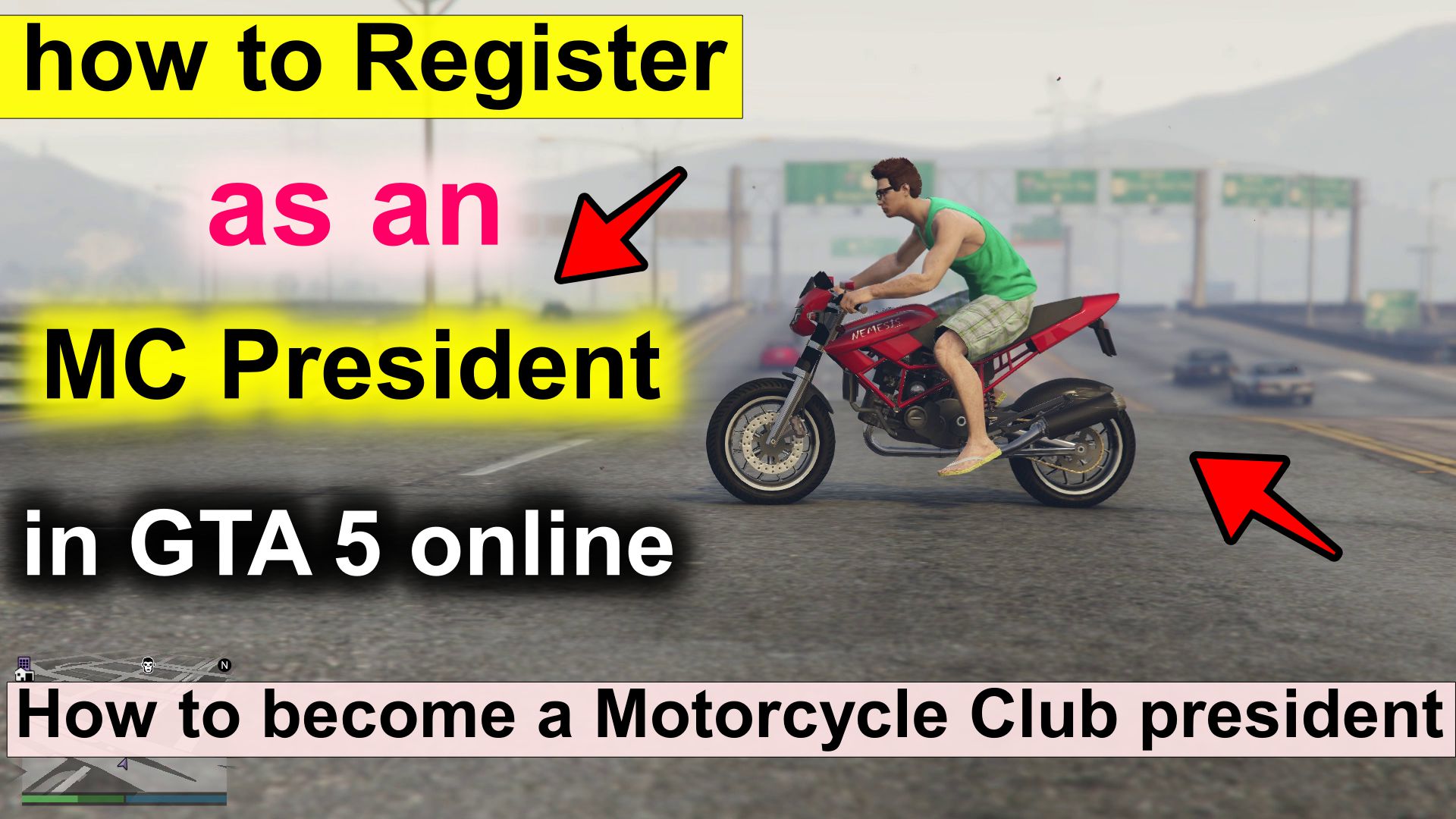 how to Register as an MC President (Motorcycle Club president) -  (How to become an MC president)