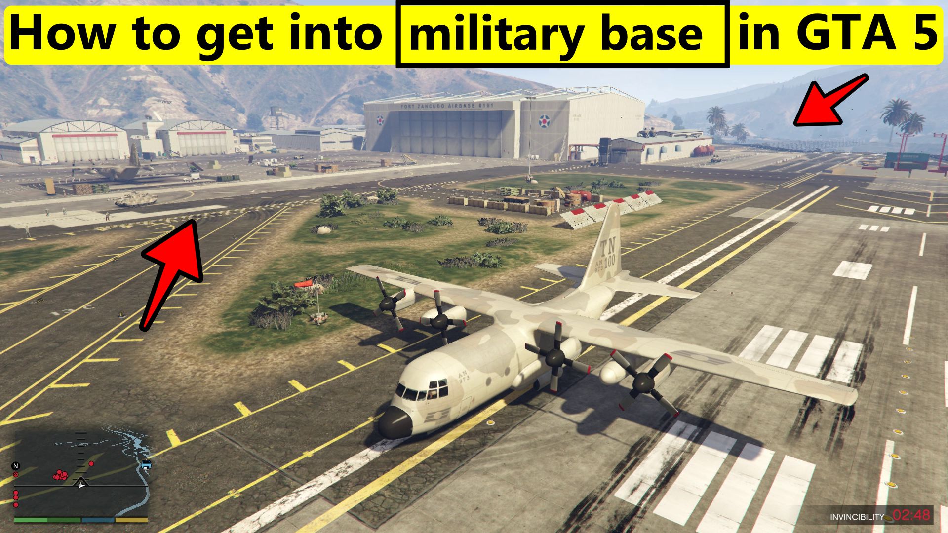 How to get into military base in GTA 5 - (Story Mode or Online)