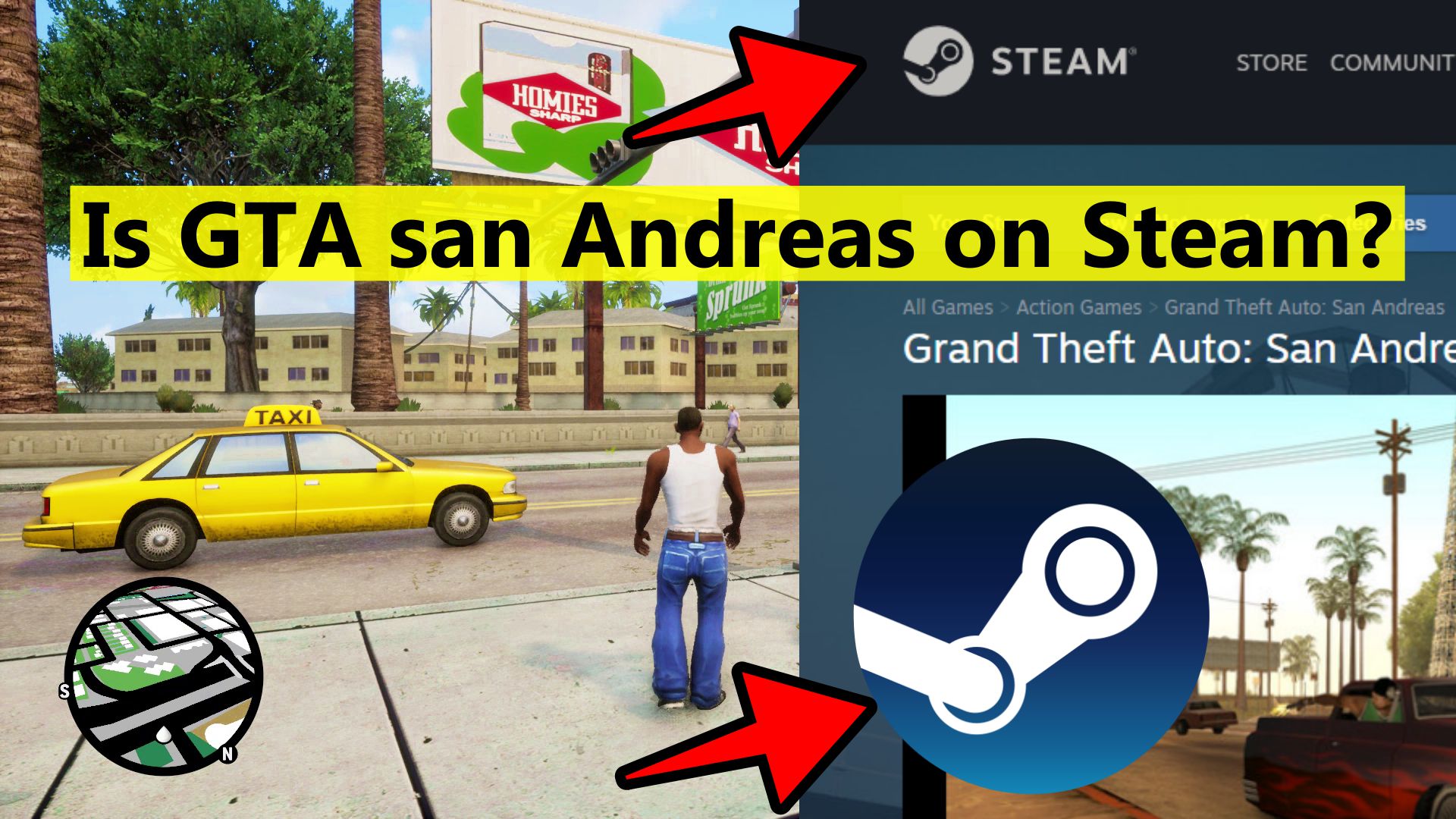 is GTA san Andreas available on steam