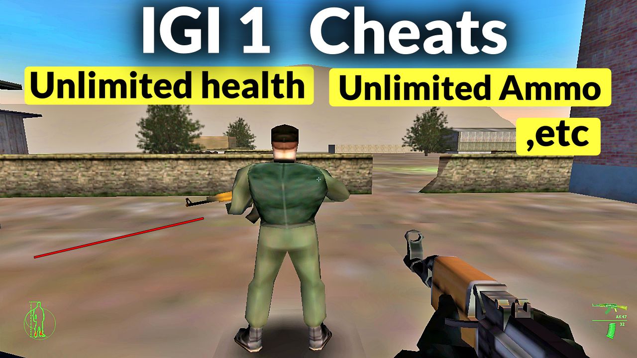 Project IGI 1 Cheats for PC - unlimited health, ammo, etc