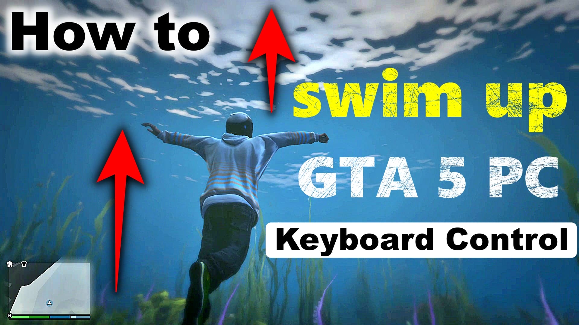 how to swim up in GTA 5 PC